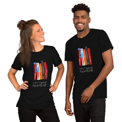 GR3 Book Stack – Unisex T-shirt